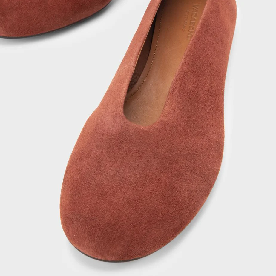 VAGABOND ALEYA SOFT FLATS IN RUST - Image 2