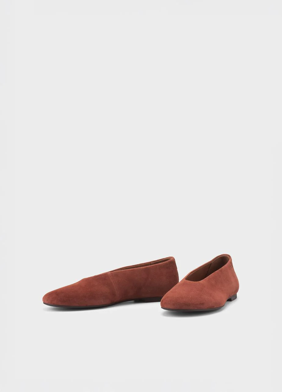 VAGABOND ALEYA SOFT FLATS IN RUST - Image 4