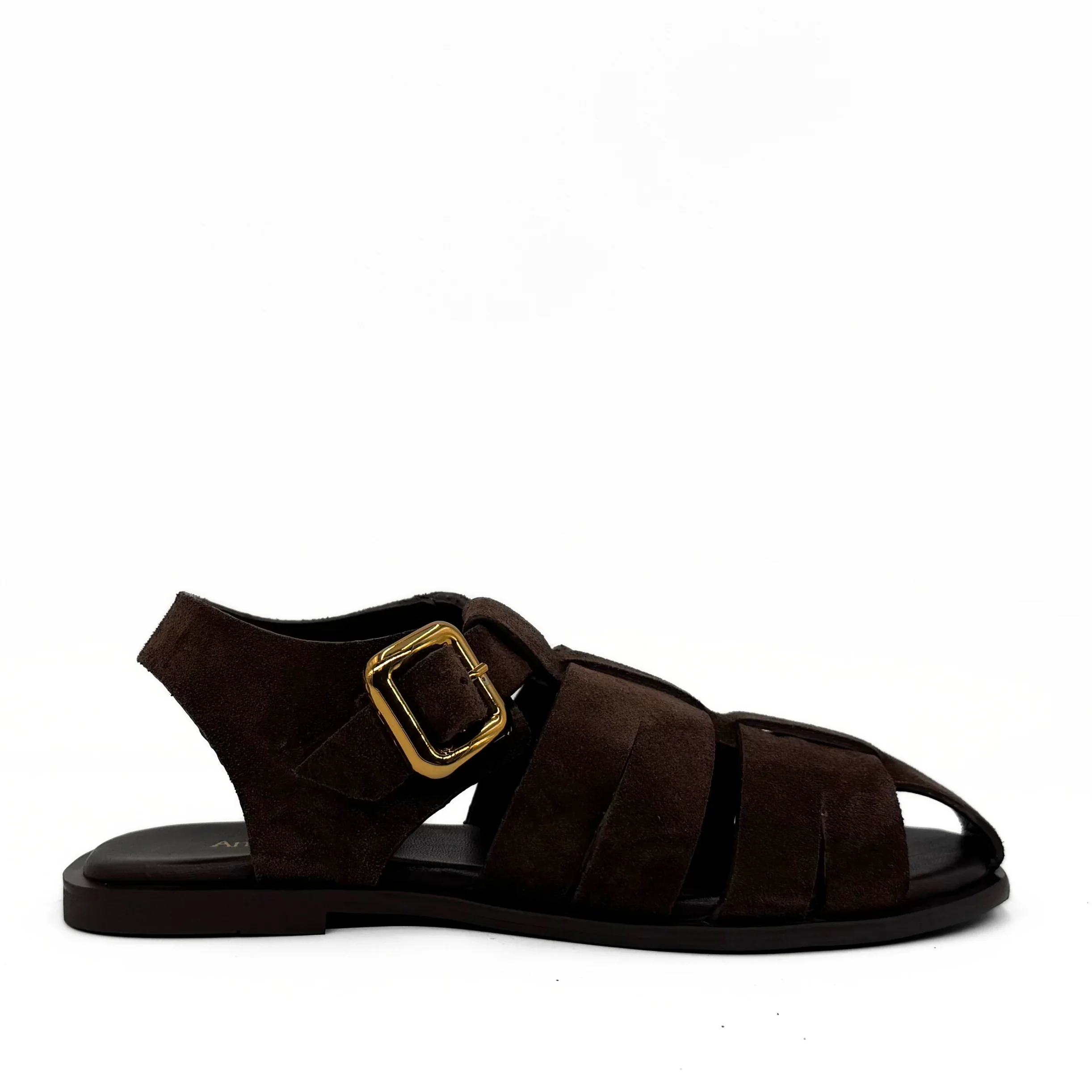 AMIE RAFA BERTHA SUEDE FISHERMAN IN BROWN - Image 3