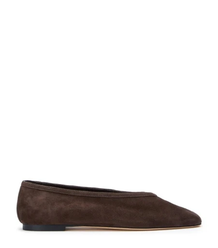 TONY BIANCO BIANCA SUEDE BROWN FLATS - Image 2
