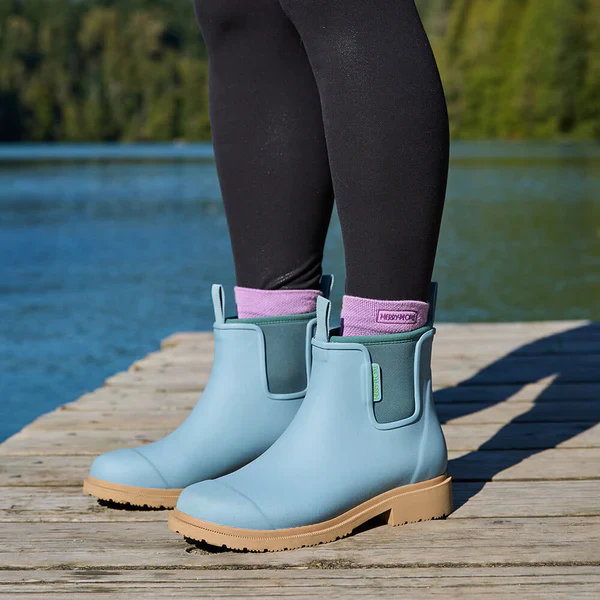 MERRY PEOPLE BOBBI RAIN BOOTS SEAFOAM - Image 4