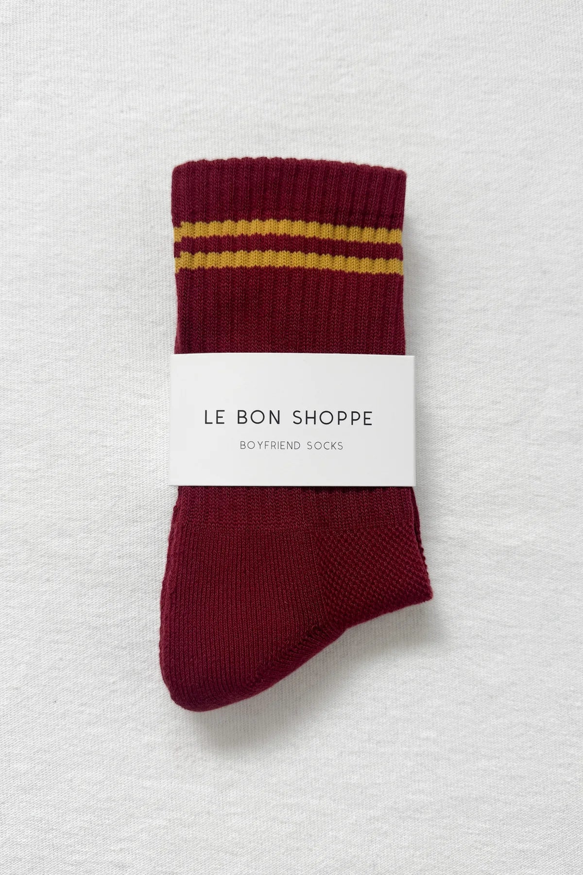 LEBON SHOPPE BOYFRIEND SOCKS CARDINAL - Image 2