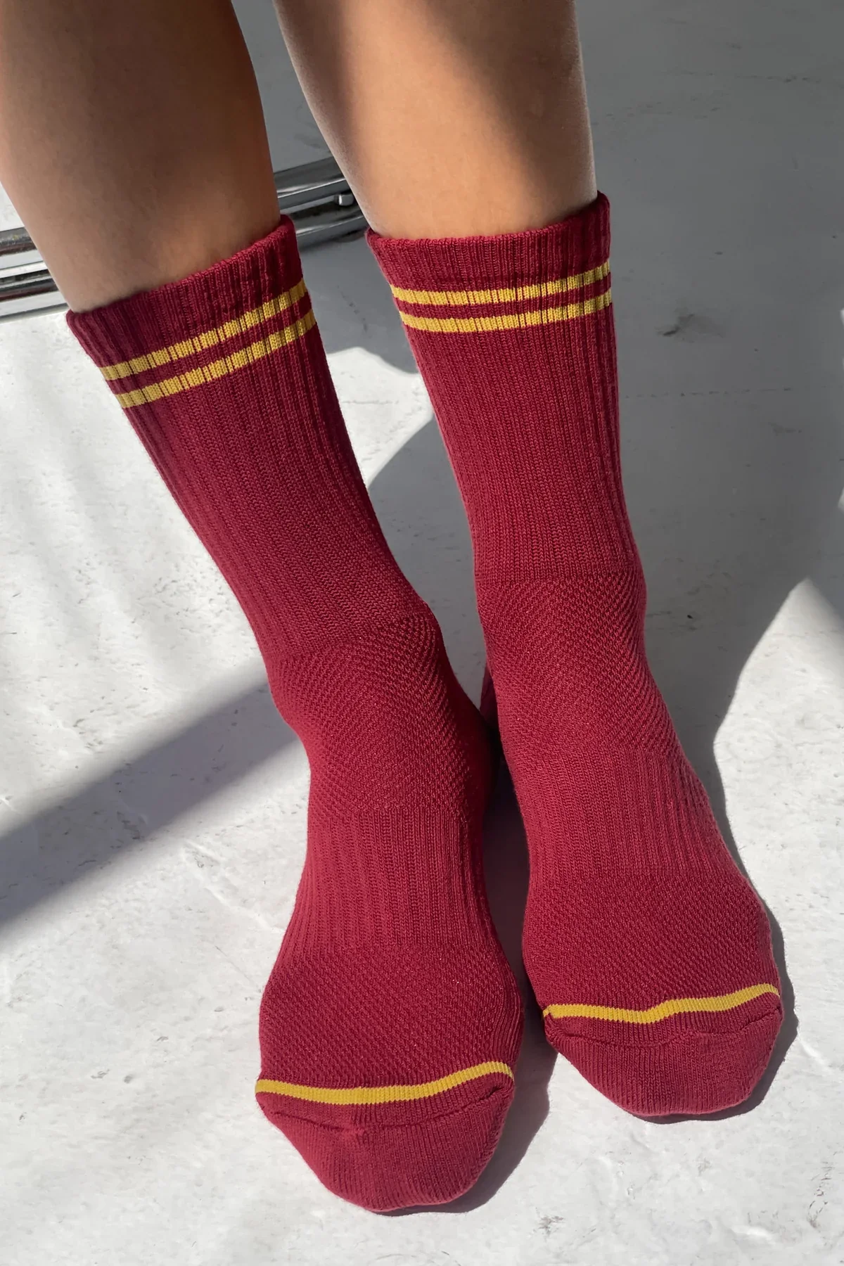 LEBON SHOPPE BOYFRIEND SOCKS CARDINAL - Image 3