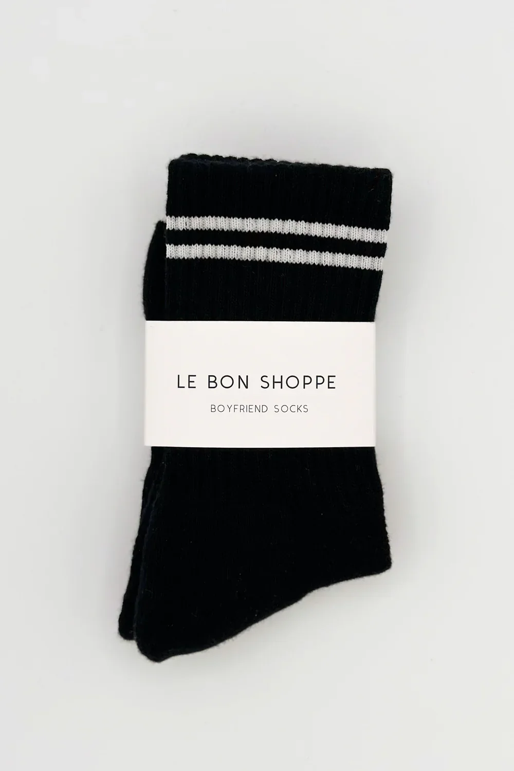 LE BON SHOPPE BOYFRIEND SOCKS NOIR - Image 2