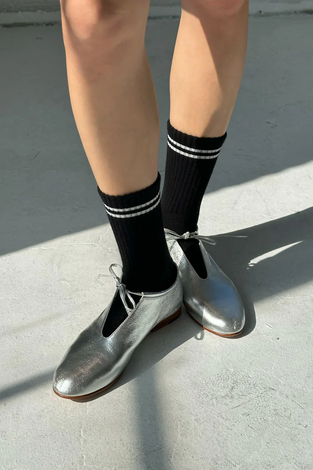 LE BON SHOPPE BOYFRIEND SOCKS NOIR - Image 3