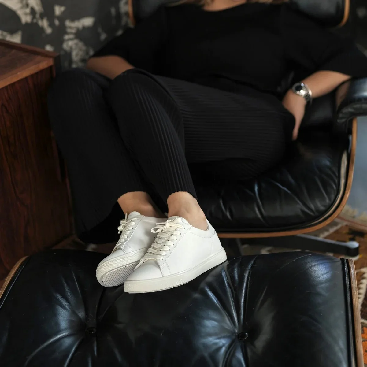 CLAE BRADLEY SNEAKERS - TRIPLE WHITE - Image 2