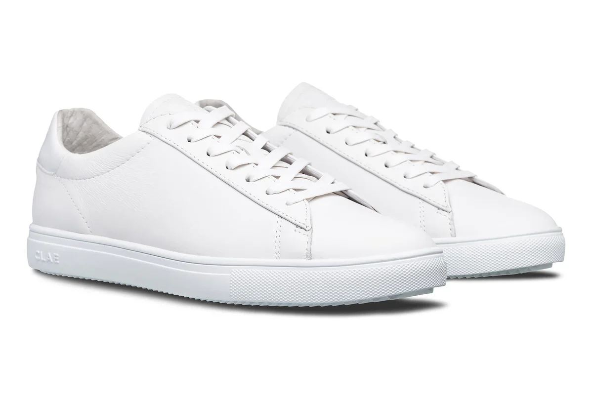 CLAE BRADLEY SNEAKERS - TRIPLE WHITE - Image 4
