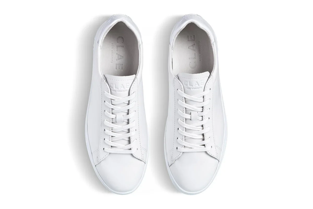 CLAE BRADLEY SNEAKERS - TRIPLE WHITE - Image 5
