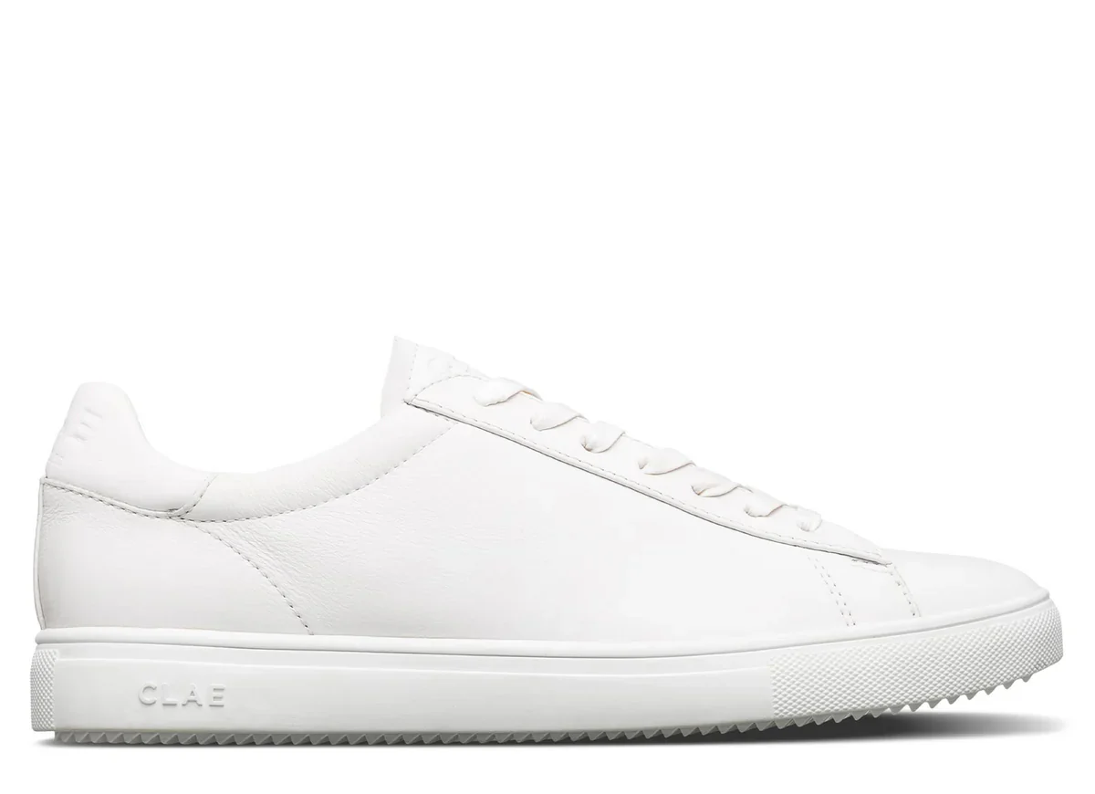 CLAE BRADLEY SNEAKERS - TRIPLE WHITE - Image 6