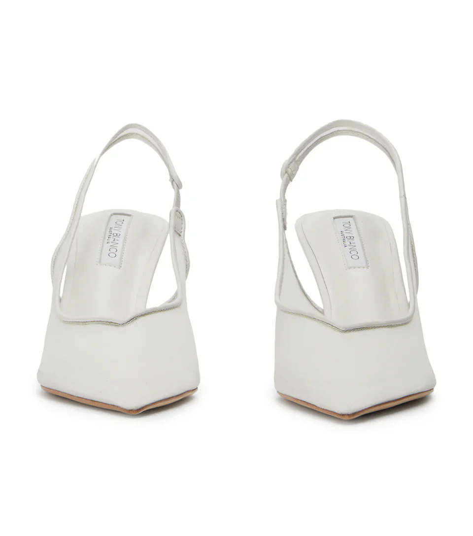 TONY BIANCO BREEZE PUMP IN WHITE NYLON - Image 3
