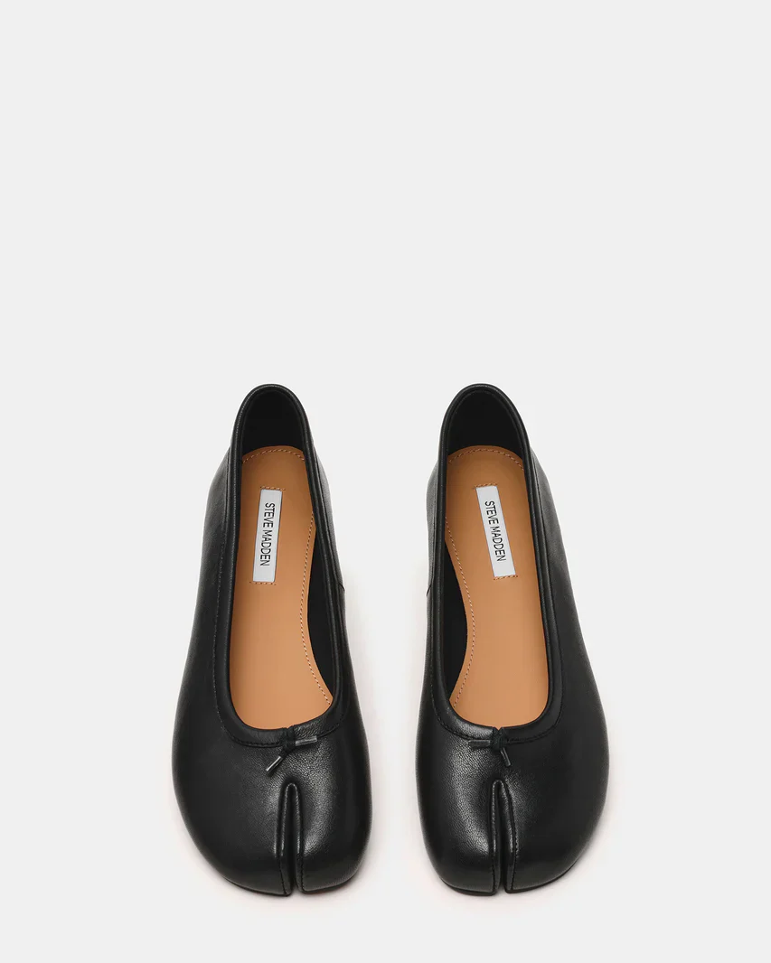 STEVE MADDEN CALICO BLACK TABI FLATS - Image 3