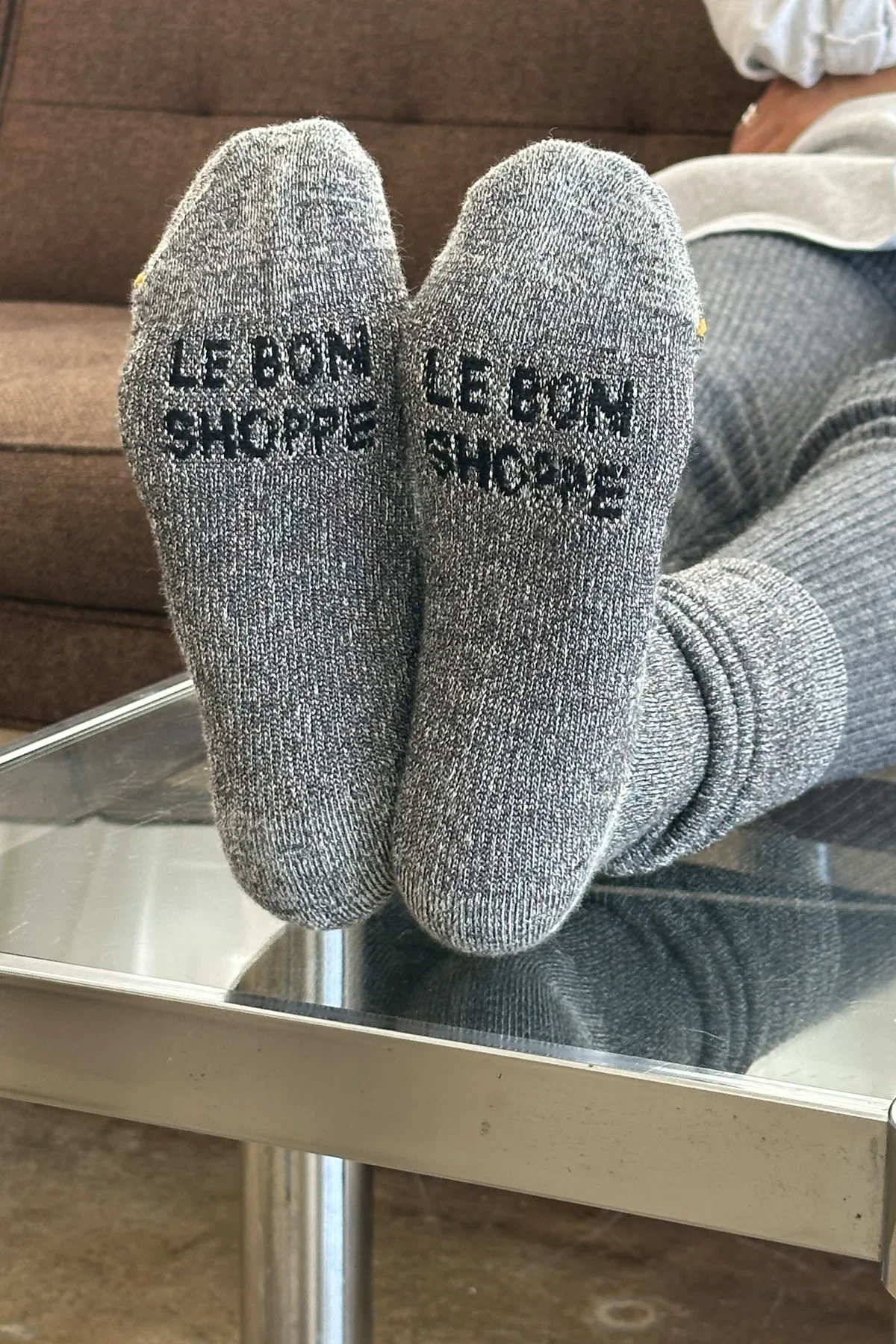 LEBON SHOPPE CAMPER SOCKS CHARCOAL - Image 3