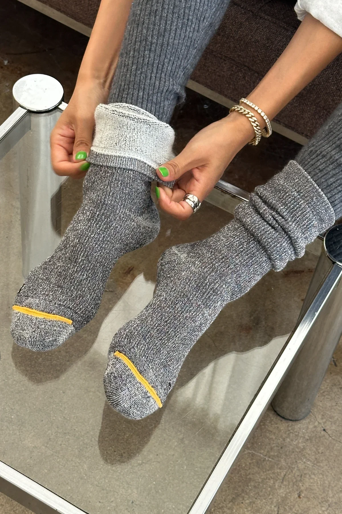 LEBON SHOPPE CAMPER SOCKS CHARCOAL - Image 4