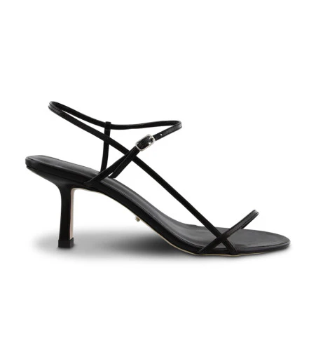 TONY BIANCO CAPRICE STRAPPY HEELS IN BLACK AND SKIN - Image 6