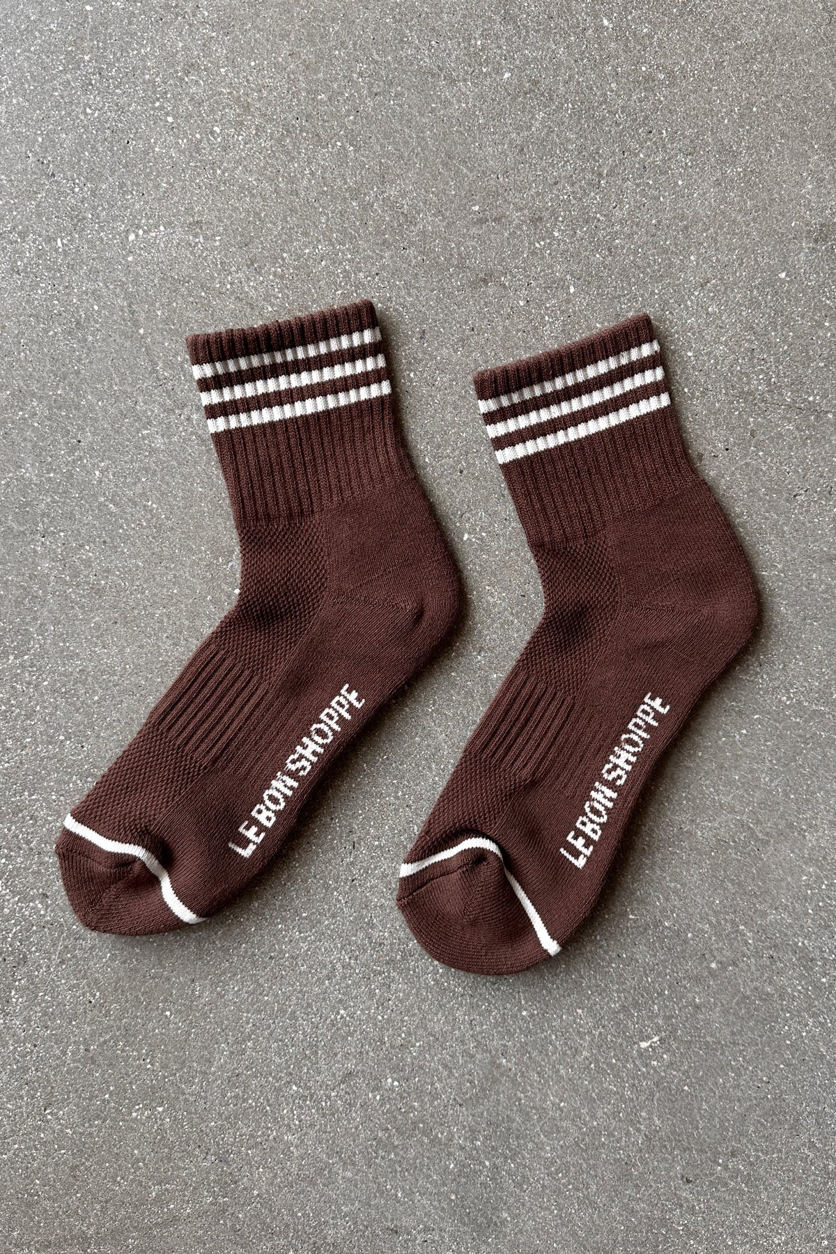 LE BON SHOPPE GIRLFRIEND SOCKS MAHOGANY - Image 2