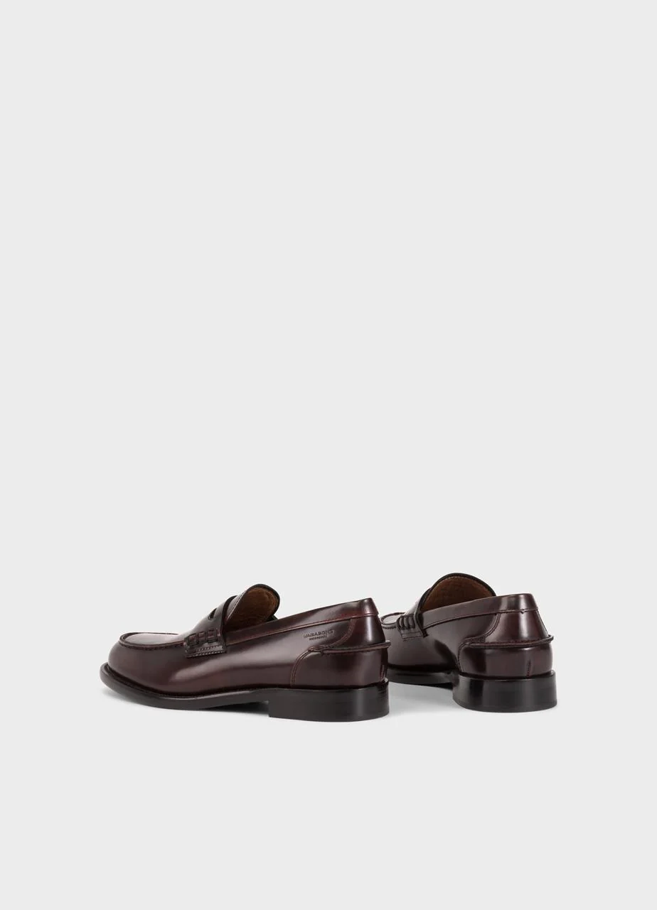 VAGABOND STEVEN LOAFER DARK RED POLISHED LEATHER - Image 3