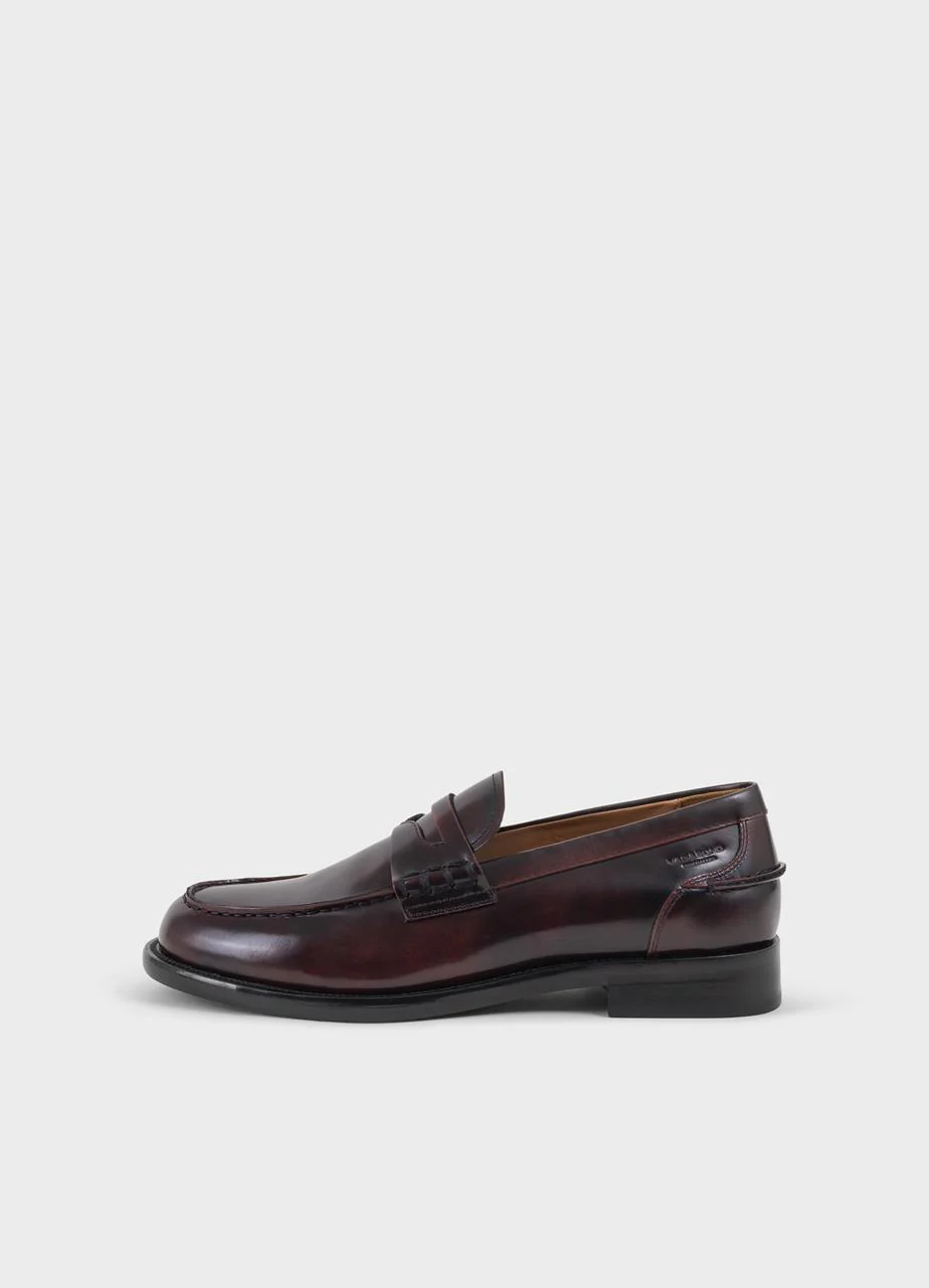 VAGABOND STEVEN LOAFER DARK RED POLISHED LEATHER - Image 5