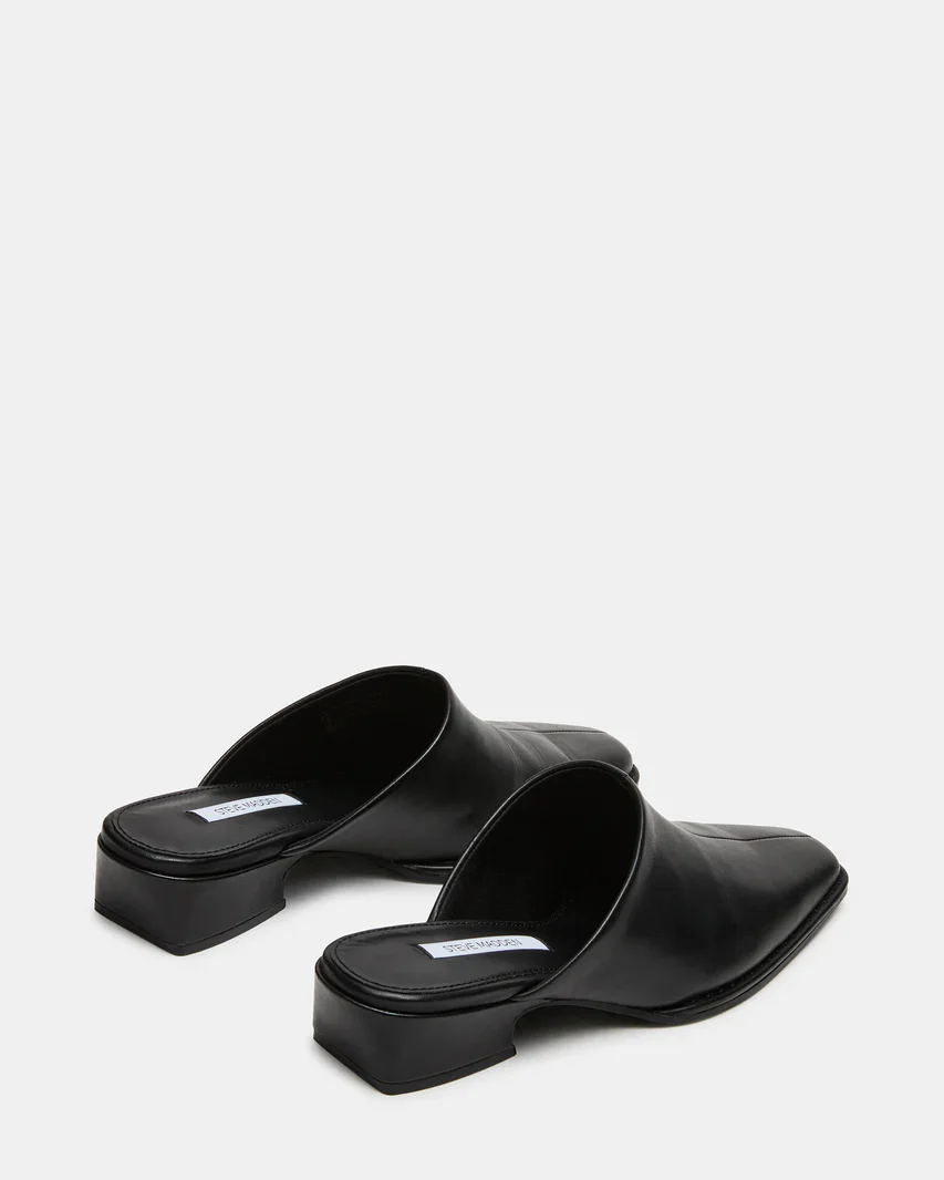 STEVE MADDEN DESSA WESTERN MULE -BLACK - Image 2