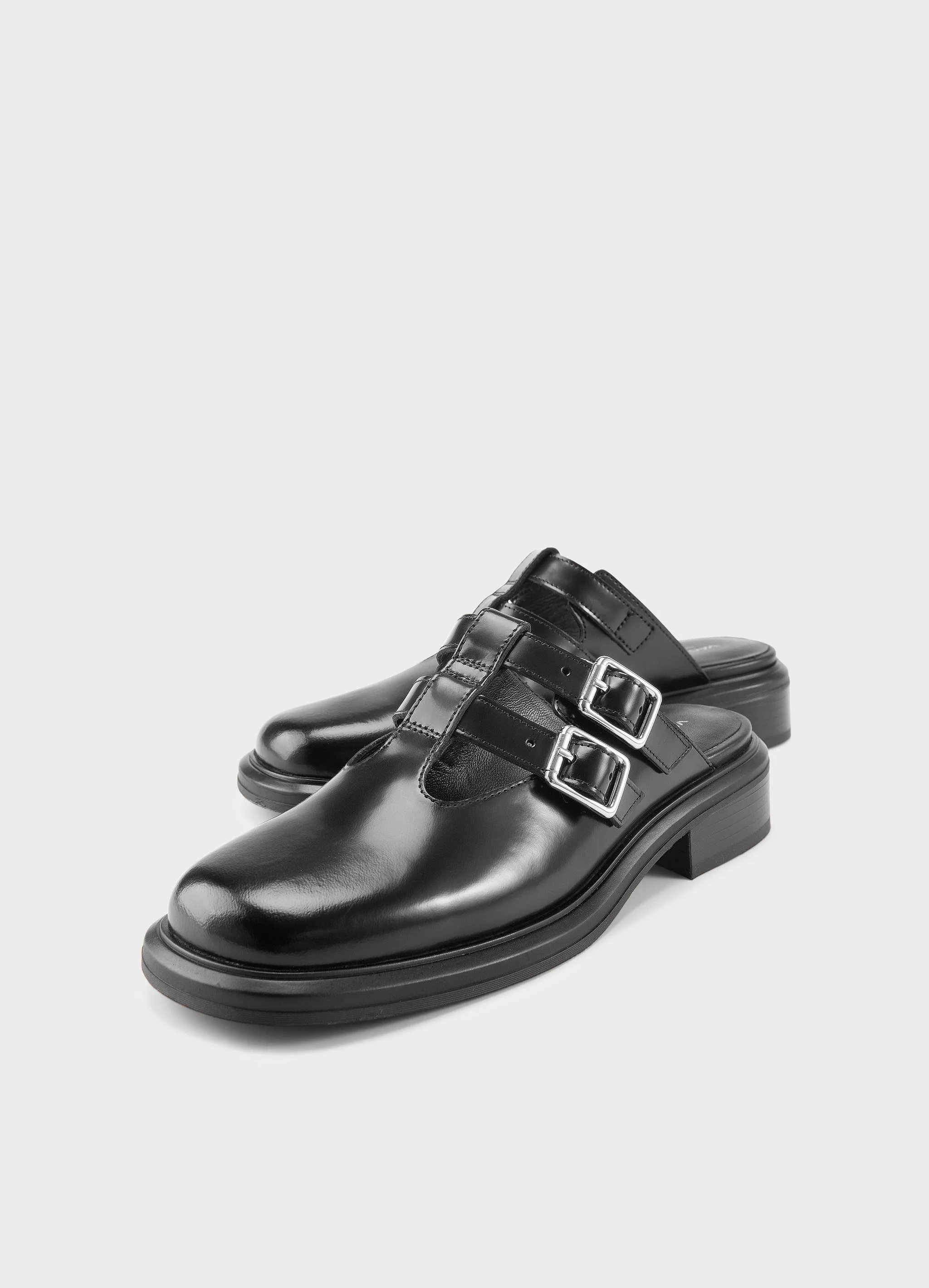 VAGABOND ELLIS CLOSED TOE BUCKLE SLIDE - Image 4