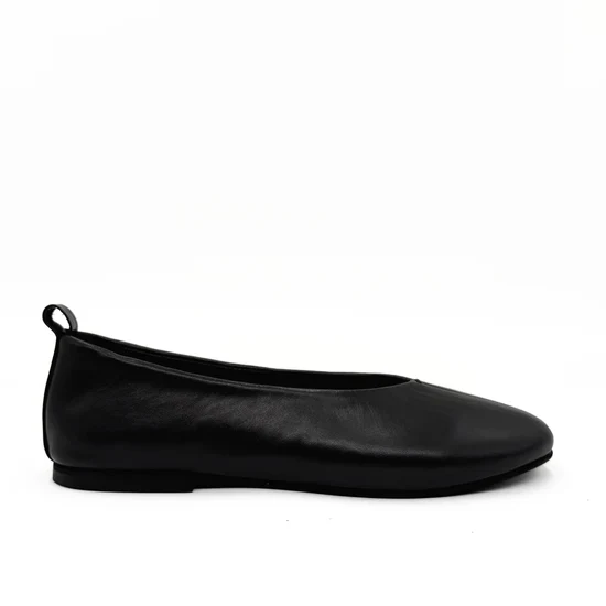 AMIE RAFA ERIKA FLAT BLACK LEATHER - Image 5