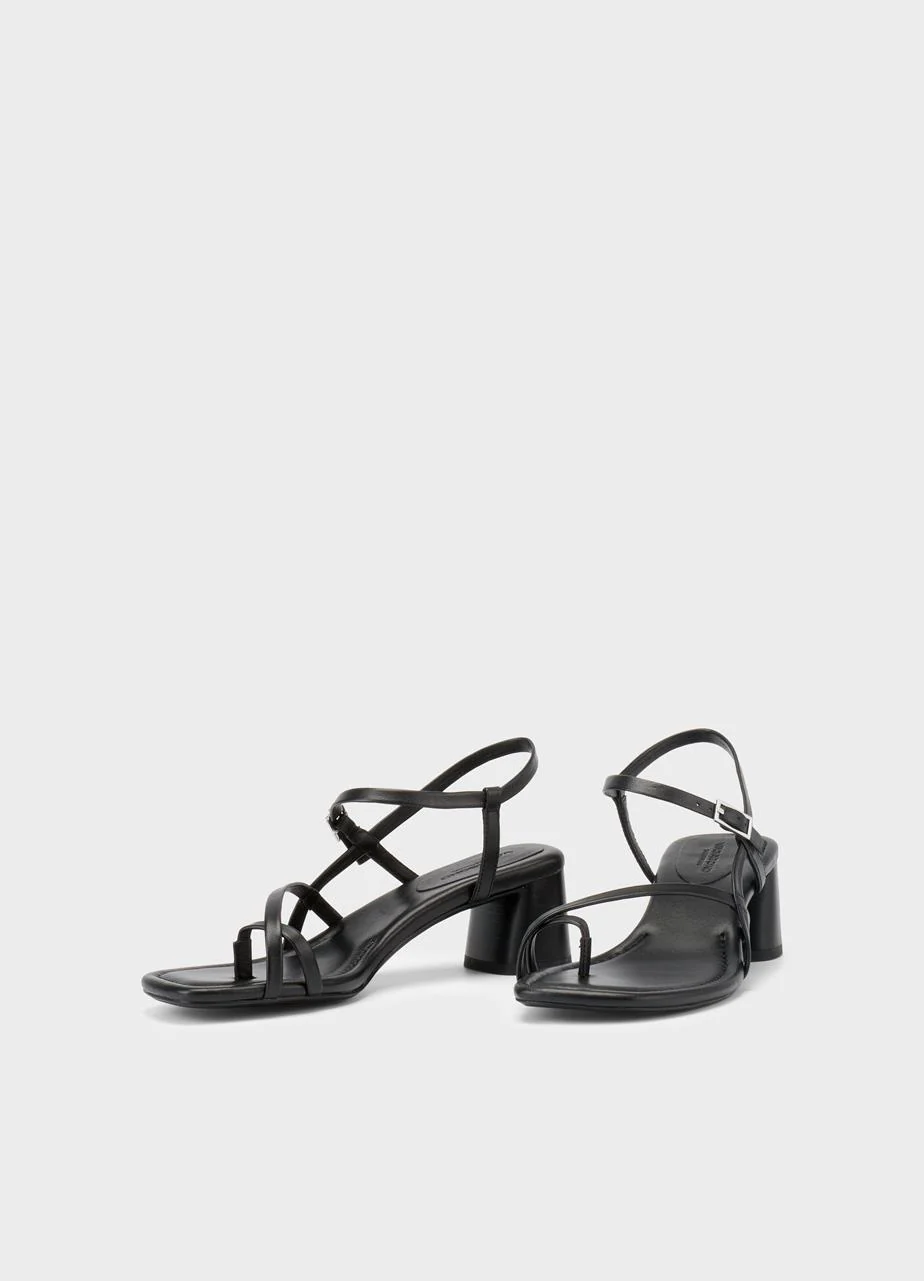 VAGABOND EVIE STRAPPY SANDALS -BLACK - Image 5