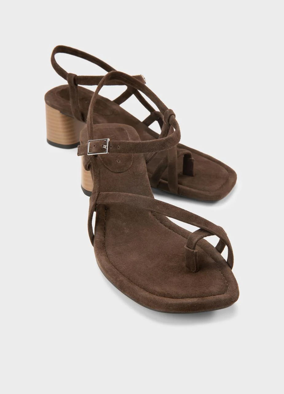 VAGABOND EVIE STRAPPY SANDALS -COFFEE - Image 3