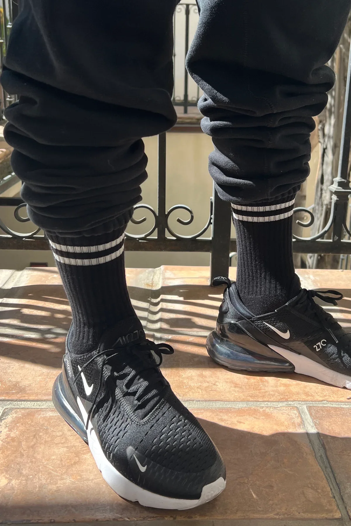 LE BON SHOPPE EXTENDED BOYFRIEND SOCKS NOIR X - Image 3