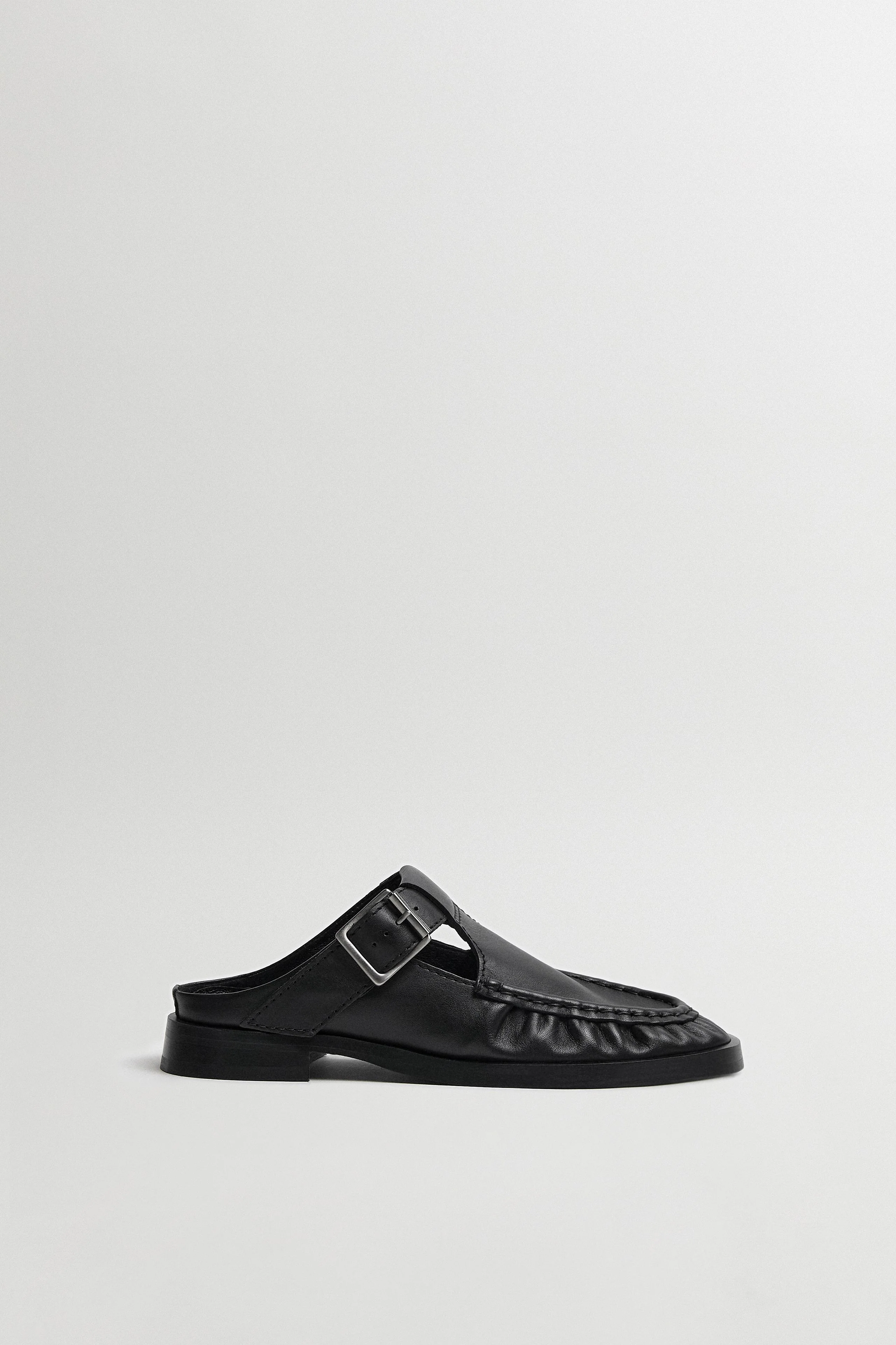 MIISTA Gianna Black Buckled Mules - Image 11