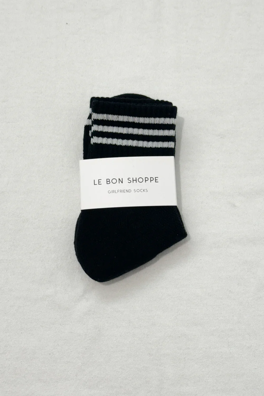 LE BON SHOPPE GIRLFRIEND SOCKS BLACK - Image 2