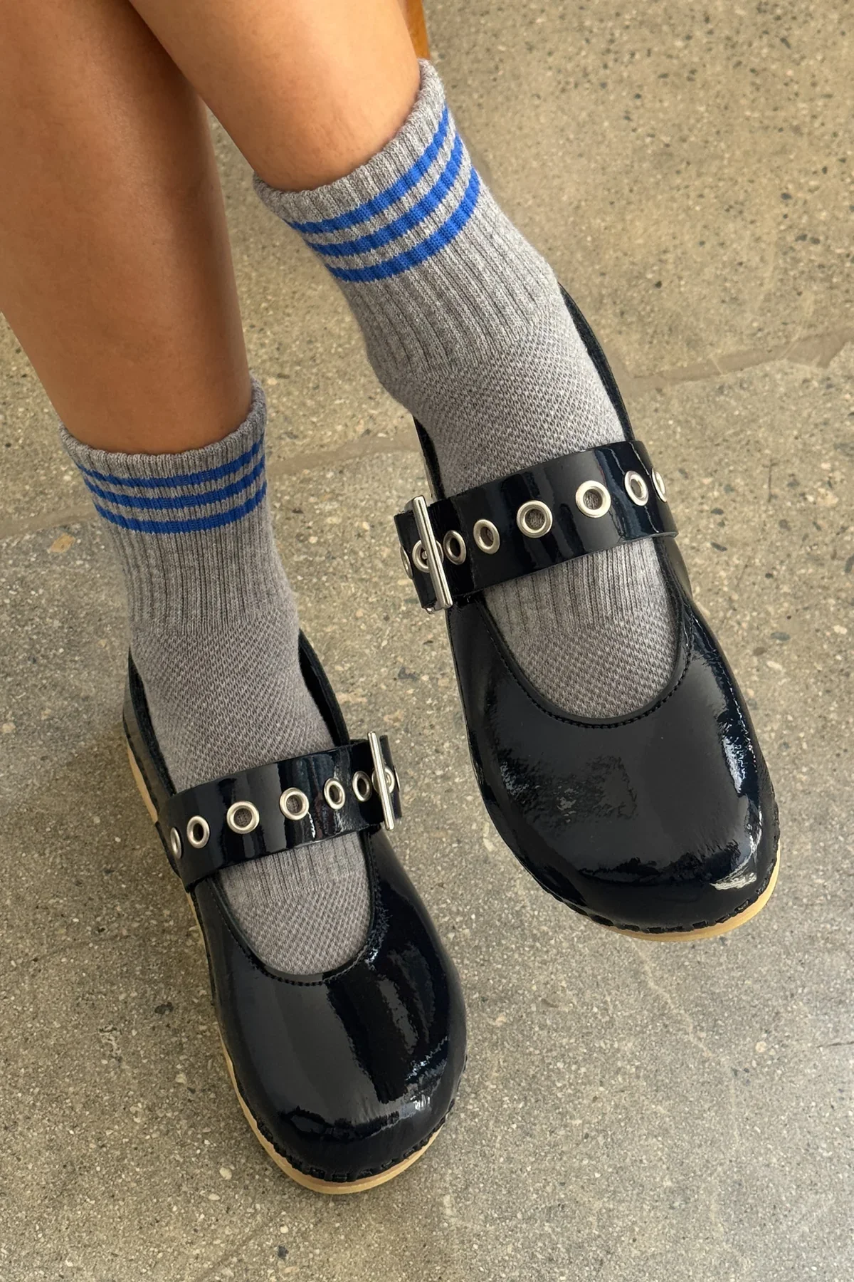 LE BON SHOPPE GIRLFRIEND SOCKS GREY - Image 4