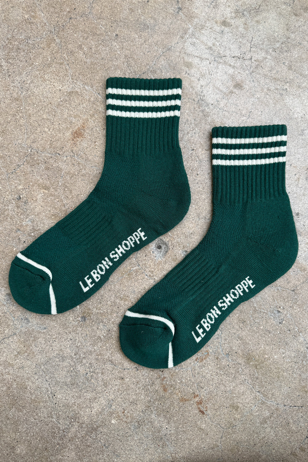 LE BON SHOPPE GIRLFRIEND SOCKS HUNTER GREEN - Image 2