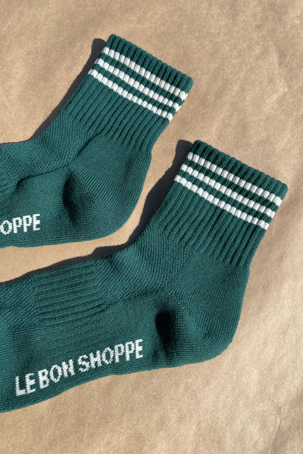 LE BON SHOPPE GIRLFRIEND SOCKS HUNTER GREEN - Image 3