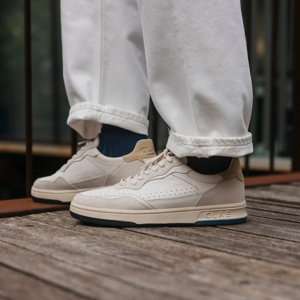 CLAE HAYWOOD MEN'S SNEAKERS OFF WHITE PEBLE - Image 4