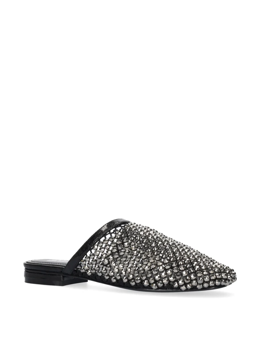 BIBI LOU JAY MULE-BLACK RHINESTONE - Image 3