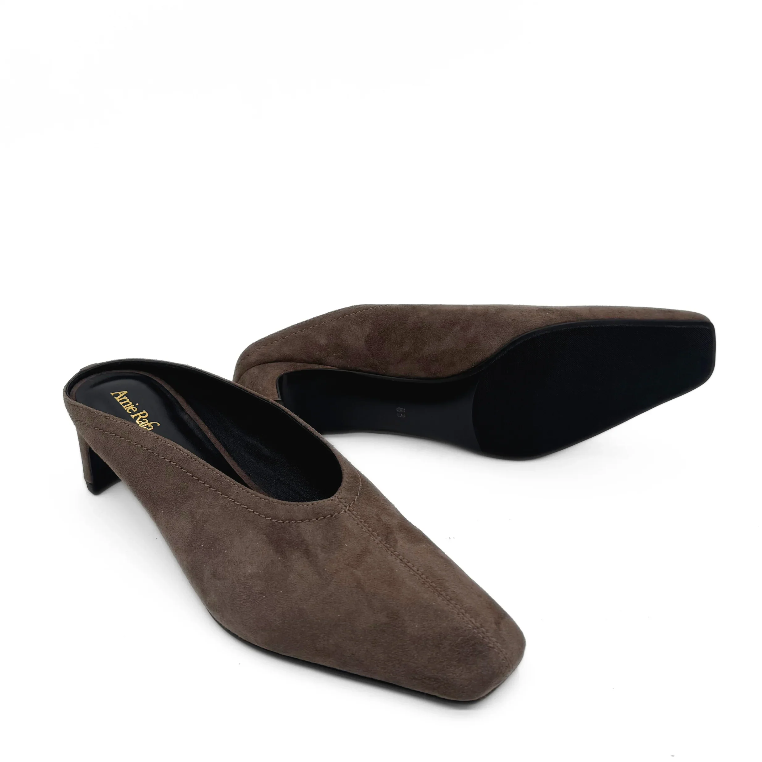 AMIE RAFA JUNIE MULES TAUPE - Image 3