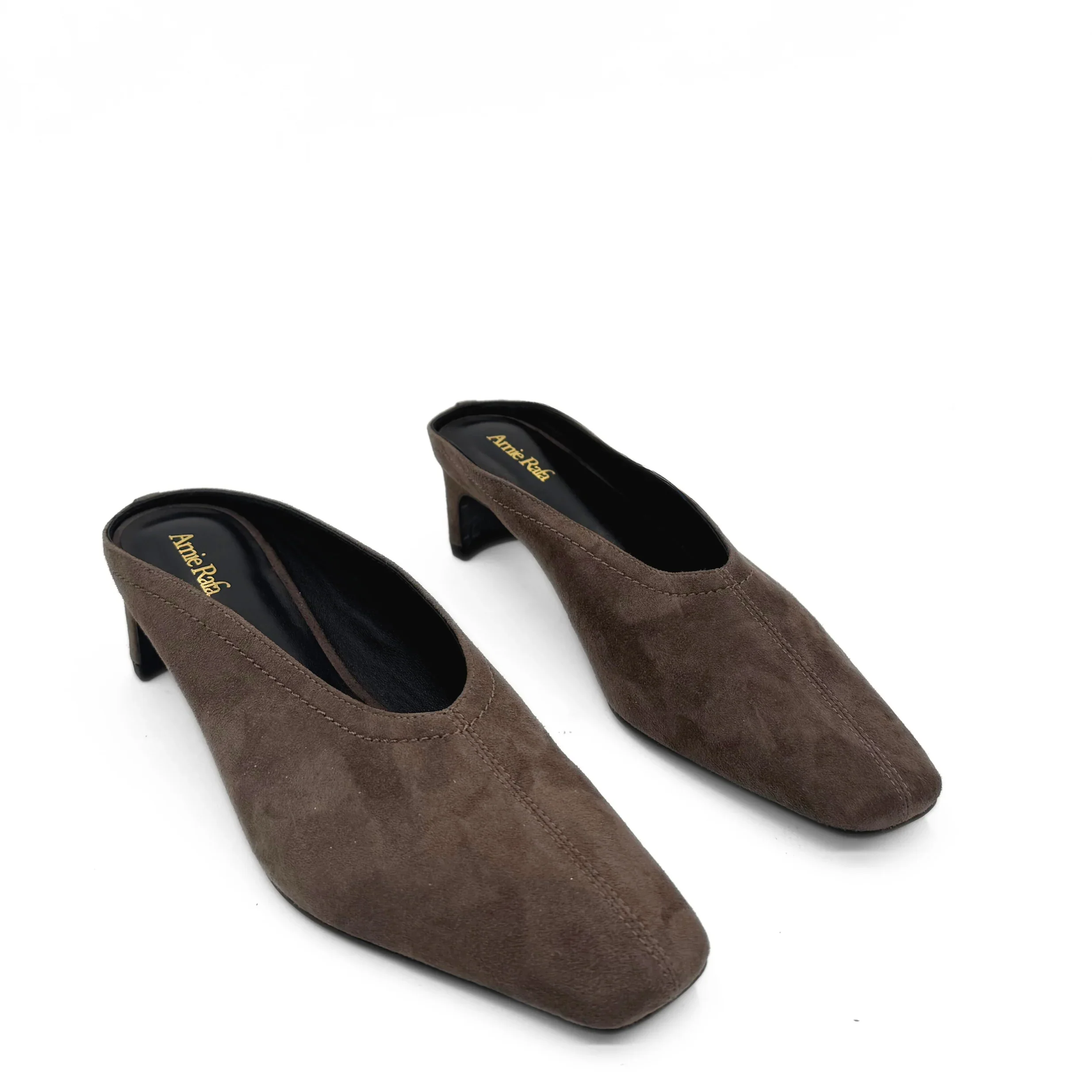 AMIE RAFA JUNIE MULES TAUPE - Image 4