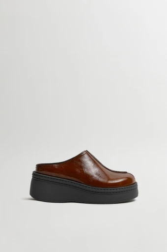 MIISTA Mego Dark Brown Mules - Image 3