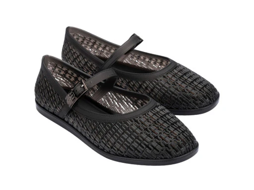 MELISSA HARPER BALLET FLATS IN BLACK - Image 4
