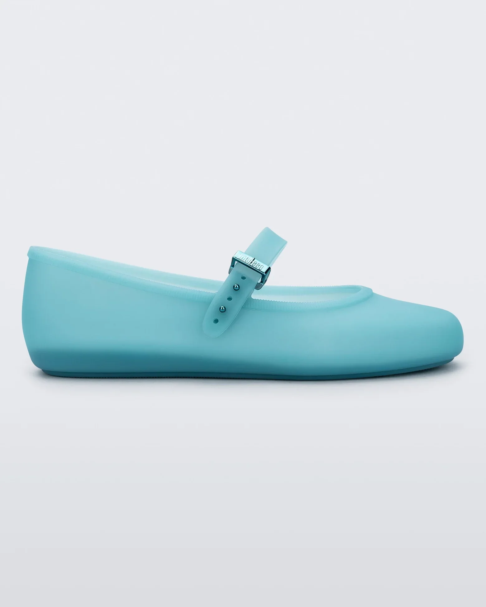 MELISSA SOFT BALLERINA FLATS IN MILKY BLUE - Image 5
