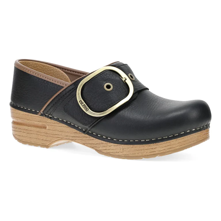 DANSKO PEARSON BUCKLE TUMBLED BLACK - Image 8