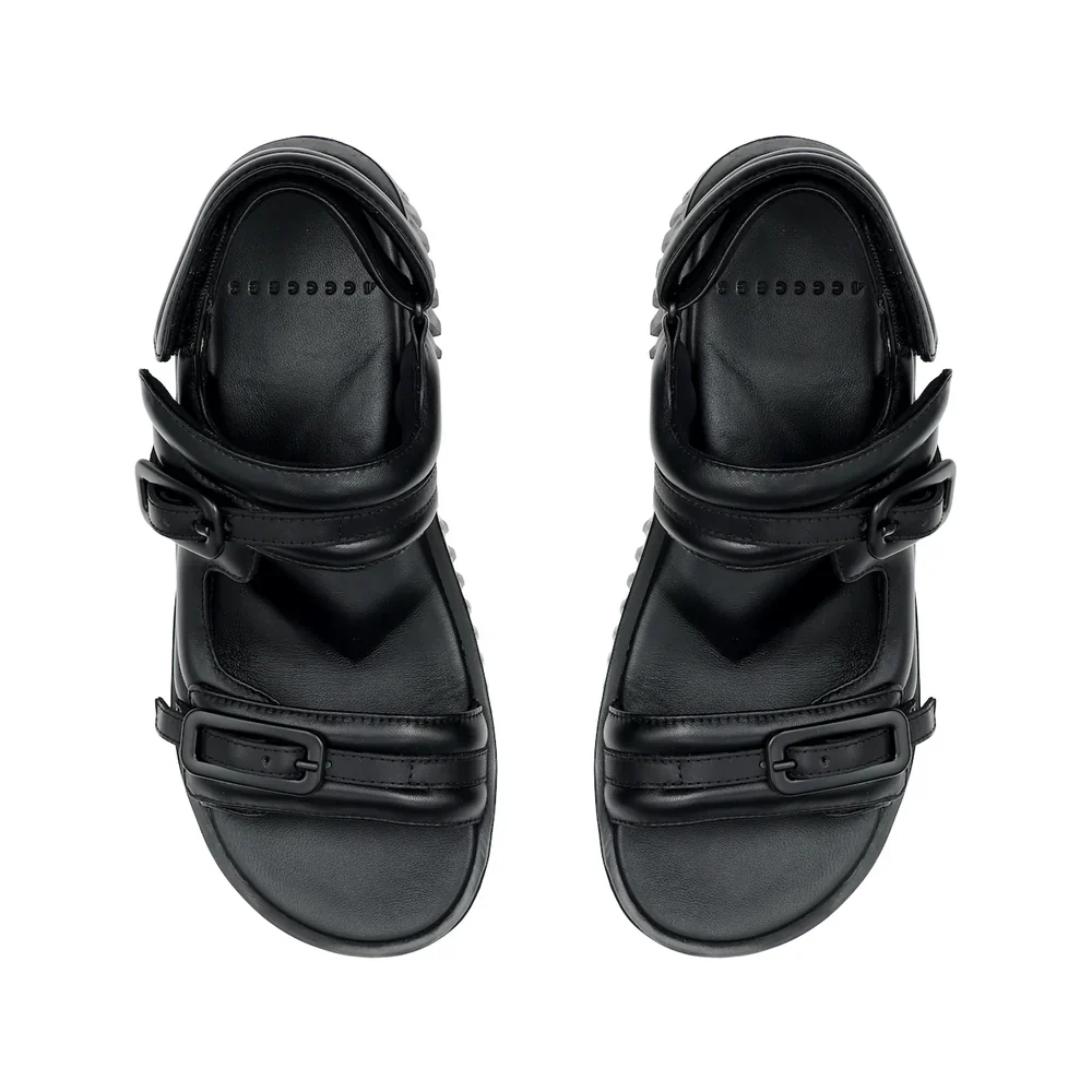 4CCCCEES PLIA KIKO SANDALS IN BLACK - Image 3