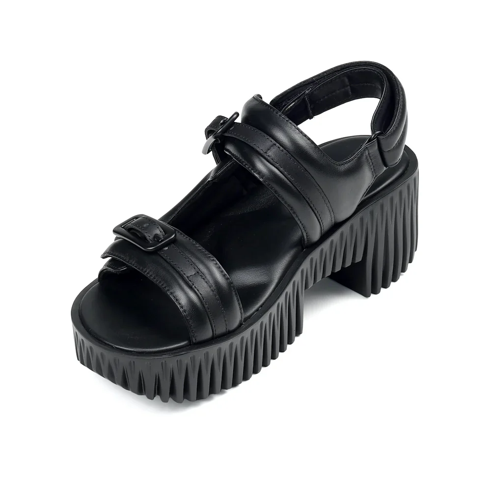 4CCCCEES PLIA KIKO SANDALS IN BLACK - Image 4