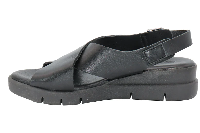 ERIC MICHAEL RAMONA CROSS SANDAL BLACK - Image 4