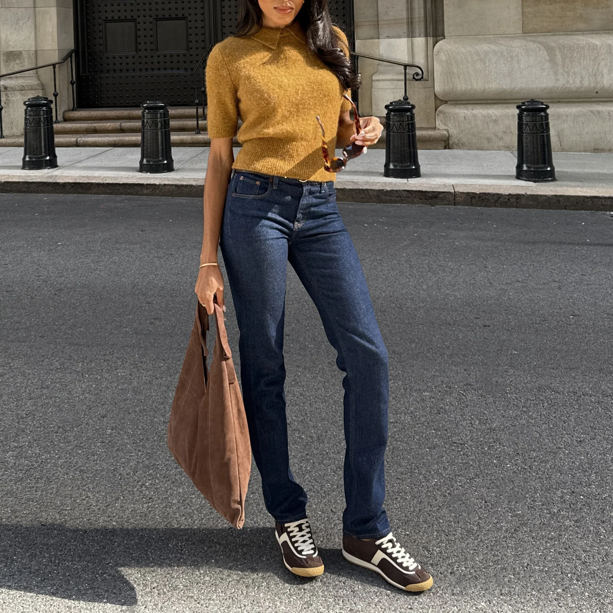 DOLCE VITA SARIYA SNEAKER BROWN NYLON - Image 2