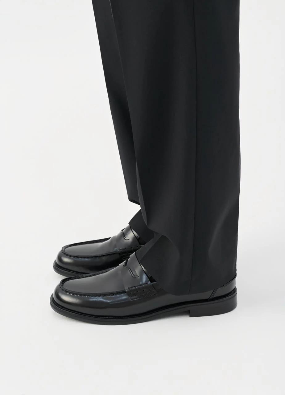 VAGABOND STEVEN LOAFERS BLACK POLISH LEATHER - Image 2
