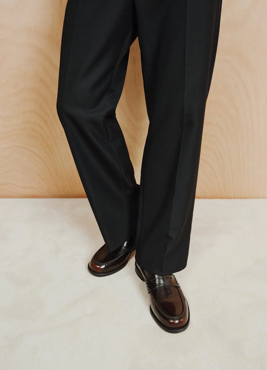 VAGABOND STEVEN LOAFER- BRANDY POLISHED LEATHER - Image 5