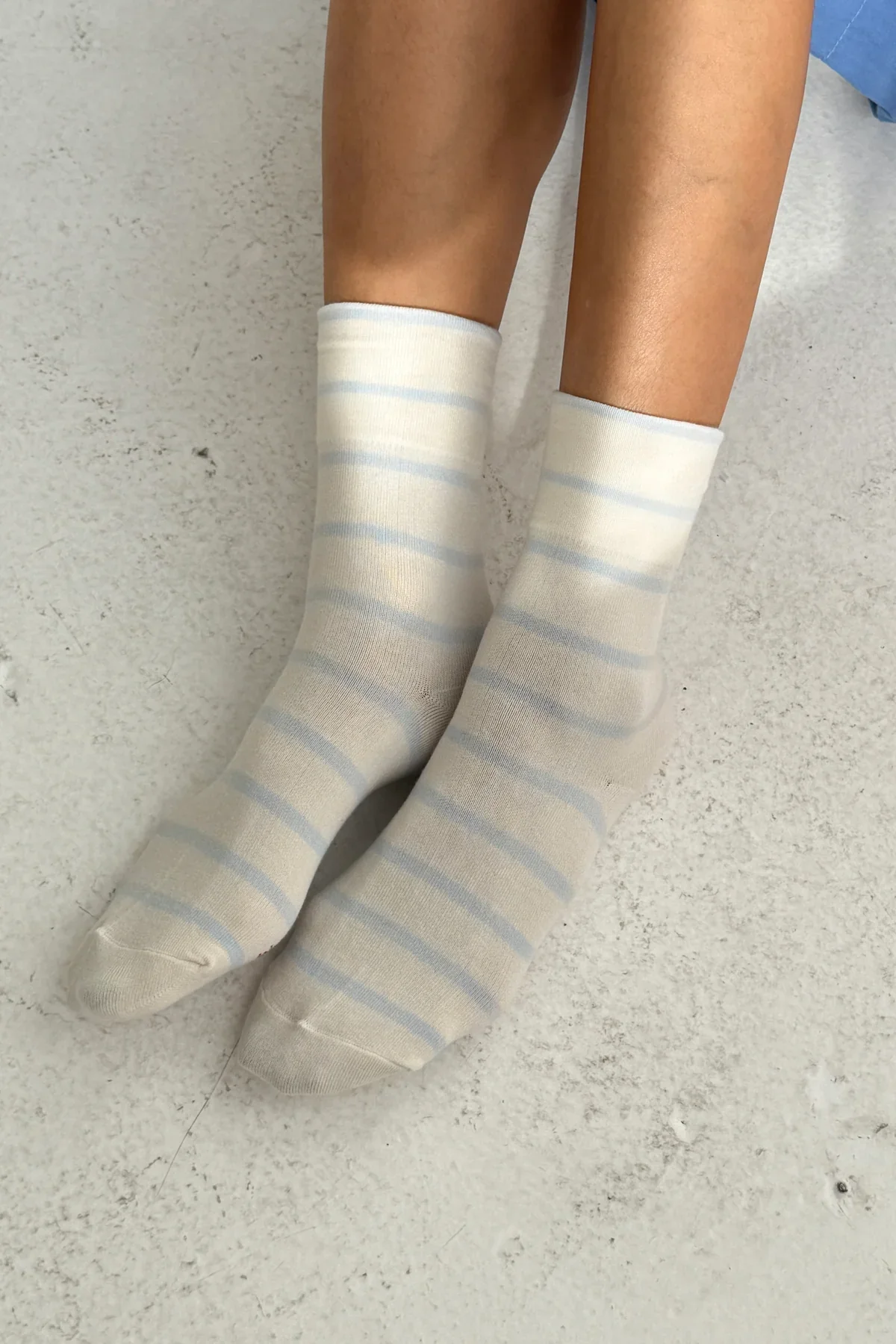 LEBON SHOPPE WALLY SOCKS SKY - Image 3