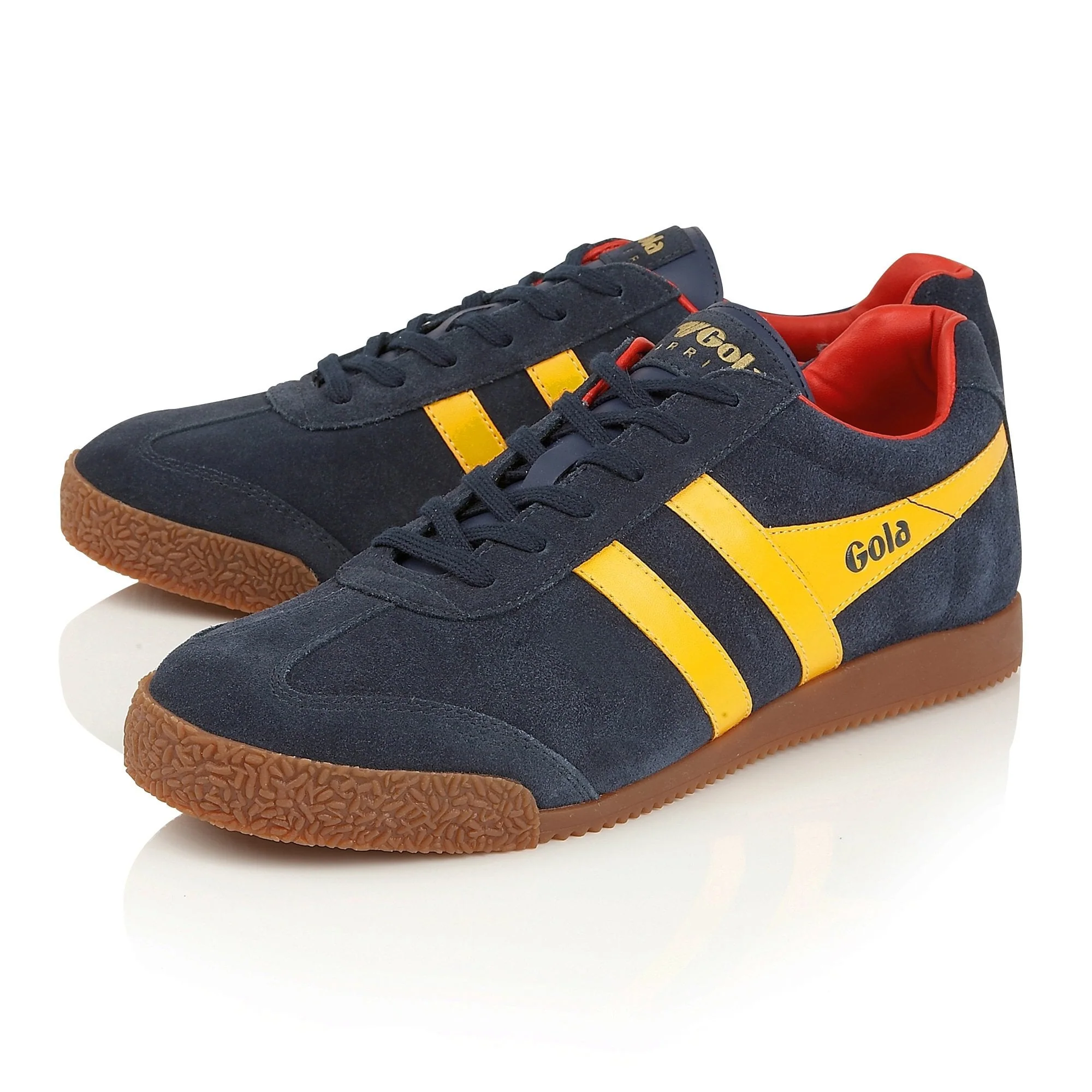 GOLA WOMEN'S HARRIER SNEAKERS-NAVY/SUN - Image 4